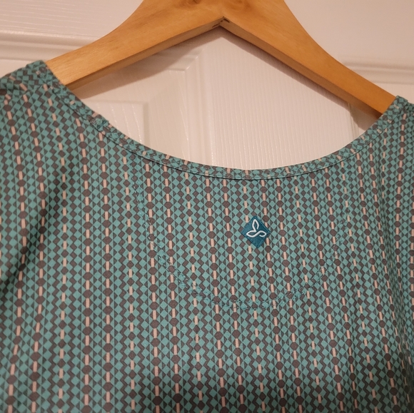 Prana Amelie Dress Aquamarine parade Green exercise small New - Picture 5 of 8